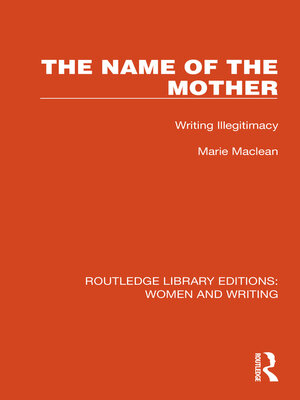 cover image of The Name of the Mother